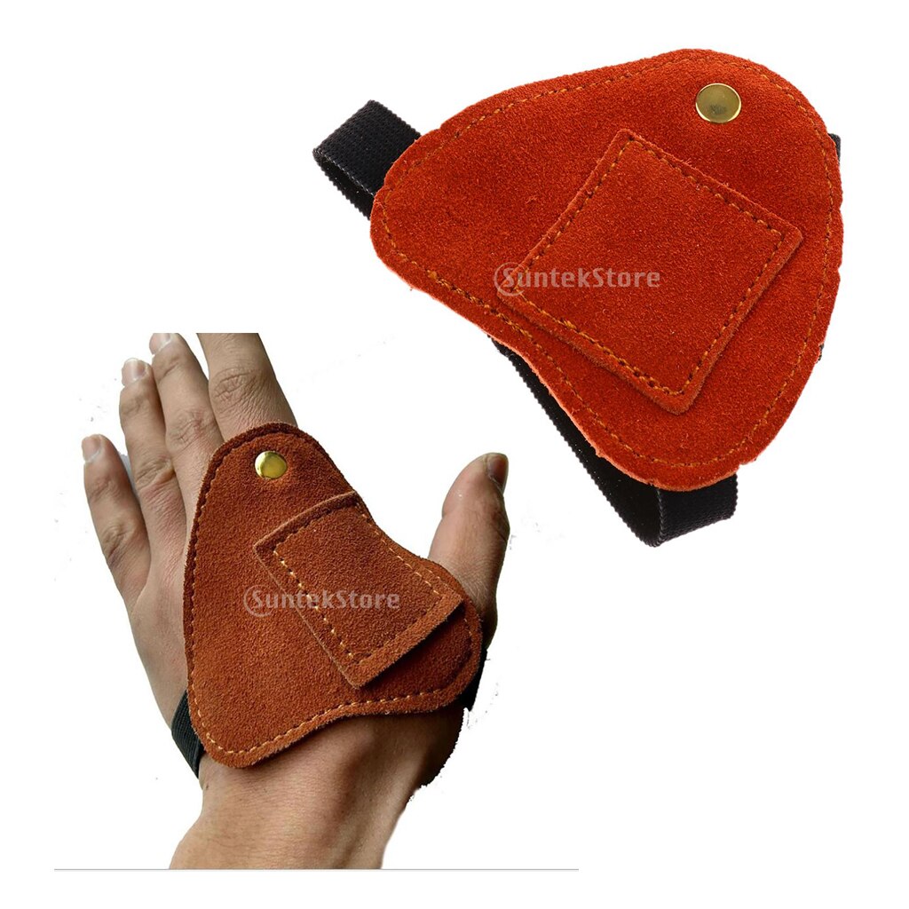 Gants de tir à l&#39;arc en cuir, protection de la main gauche, flèche, arc, chasse