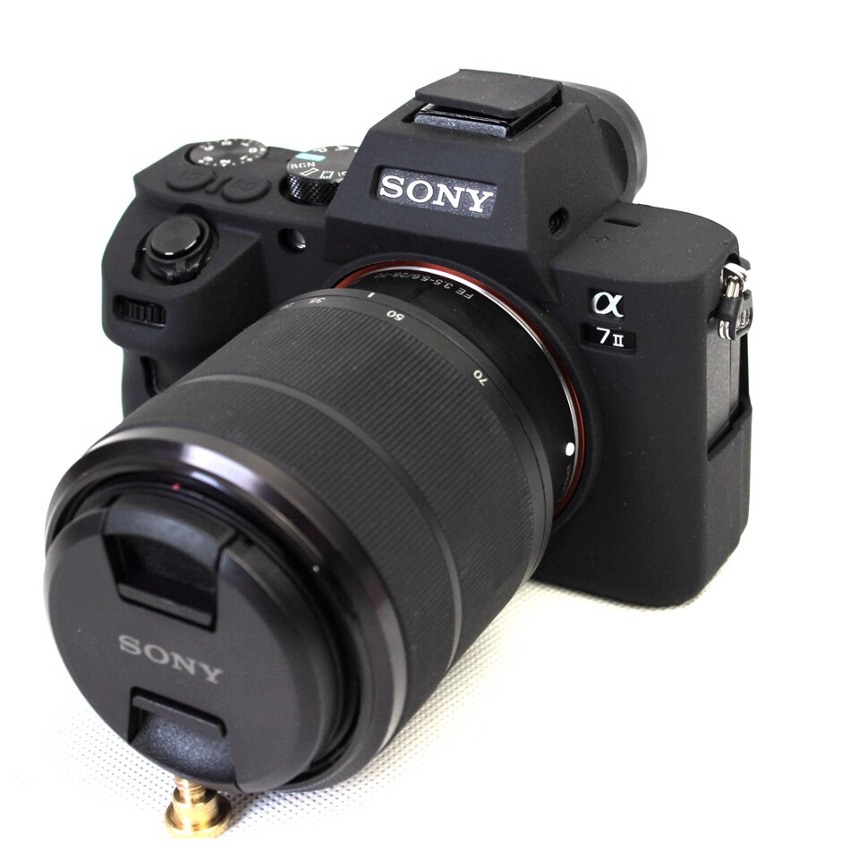 Digitale Kamera Tasche Schutz Körper Abdeckung Für Sony a7 ii Weichen Silikon Gummi Haut Kamera fallen für Sony A7 II