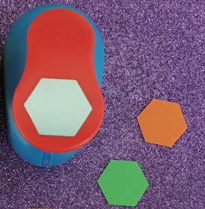 Poinçon de trou en forme de Rectangle, en losange outils de Scrapbooking de bricolage coupe en papier EVA poinçons de silhouette géométrique bateau gratuit de 1 pouce: 1pc Rhombus