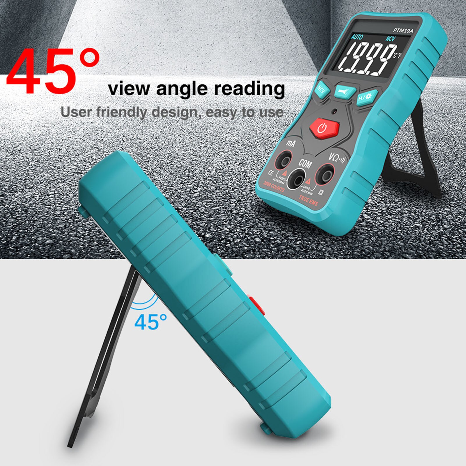 Digital Multimeter DC AC Voltmeter Bluetooth Wireless APP Control Tester S7