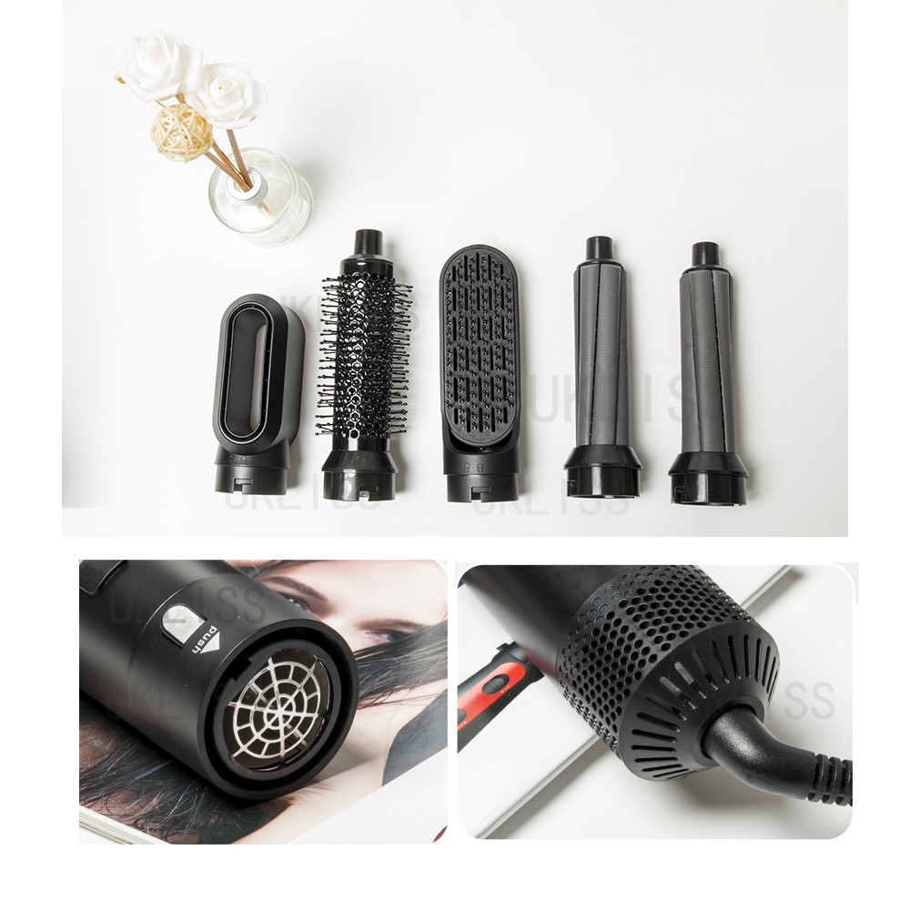 Föhn Elektrische Kam Haar Krultang Stijltang Borstel 5 In 1 Elektrische Lucht Kam Haar Styling Tool Kapper Salon Blow droger
