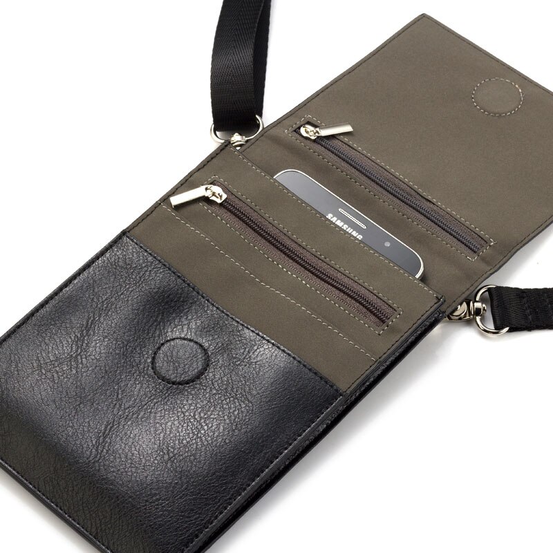 CHEZVOUS 6.4 polegada Malote Do Telefone Móvel para o iphone Samsung Huawei Xiaomi Smartphones Homens Mulheres Saco de Ombro Pequena Bolsa de Viagem