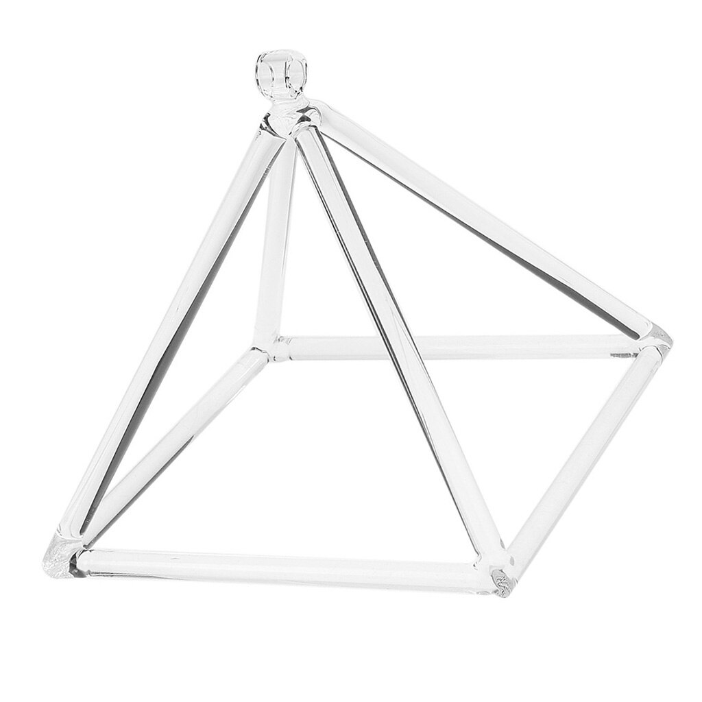 9in Quartz Crystal Music Singing Pyramid C Note for Meditation Relaxation