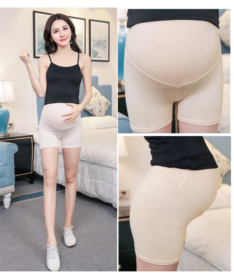 Shorts til gravide blonder sikkerhedsshorts gravidbukser undertøj leggings kvinder trusser shorts bukser til graviditetstøj