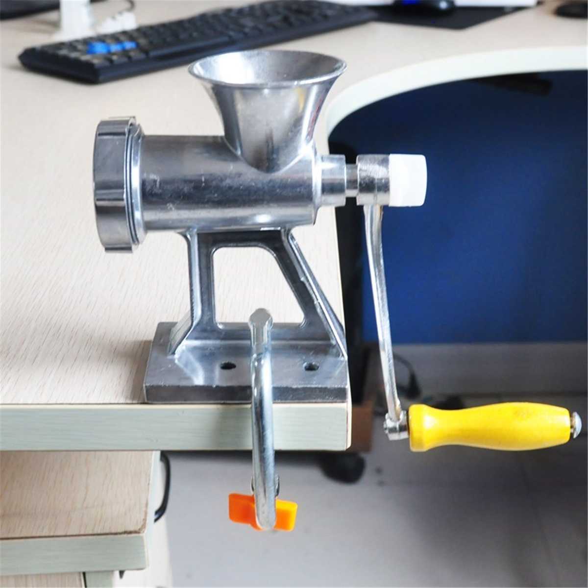 Kitchen Tools Manual Meat Grinder Hand Operated Beef Noodle Pasta Mincer Sausages Maker Gadgets Aluminum Grinding Machine