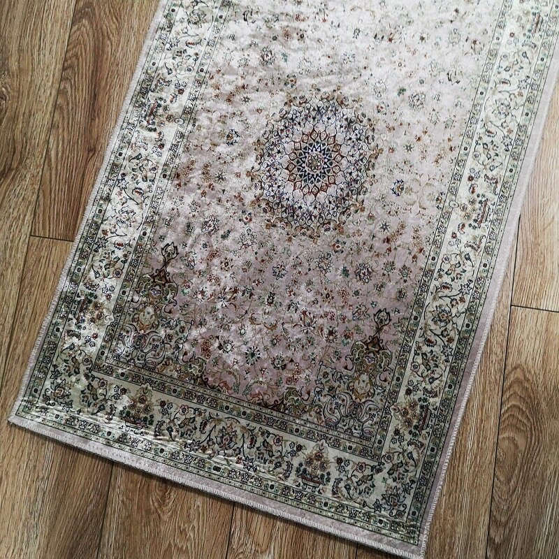 Lange Mat Bad Tapijt Vloermat Thuis Comfortabele Deurmat Tapete Absorberende Voor Slaapkamer Woonkamer Keuken Balkon Familie Huisdier matten: Pink / 50 cm x 80 cm