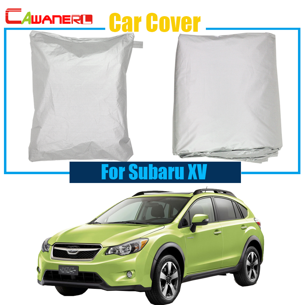 Cawanerl Grijze Auto Anti UV Regen Sneeuw Resistant Car Cover Zonnescherm Stofdicht Voor Subaru XV !