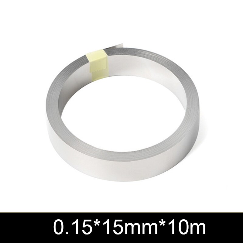 10 meter Cell Connector Nickel Strip Nickel-Plated Steel Strip Nickel-Plated Sheet Spot Welding Nickel Strip Nickel Strip 10 M: 0.15 15mm  10m