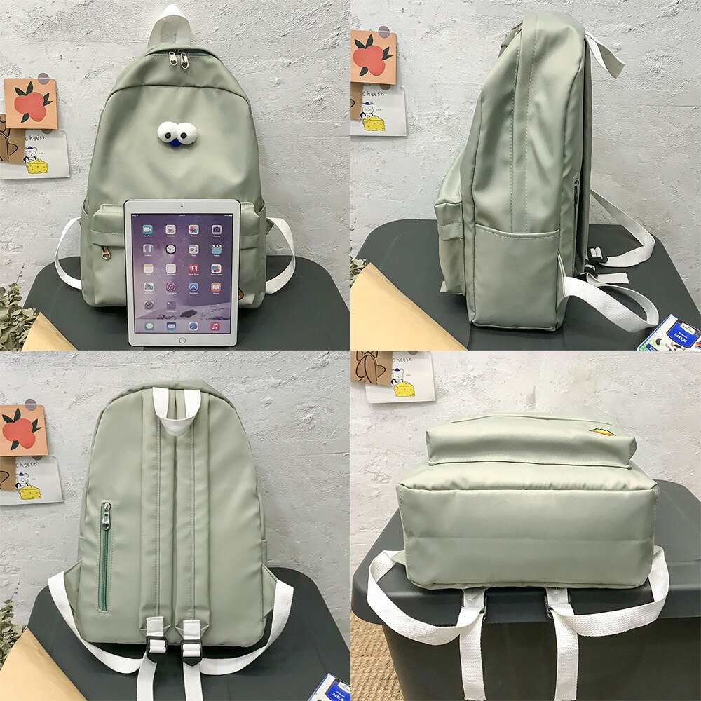 Women Cute Backpack Female Waterproof School Bag Girl Harajuku Nylon Kawaii Backpack Book Student Ladies Bags Luxury