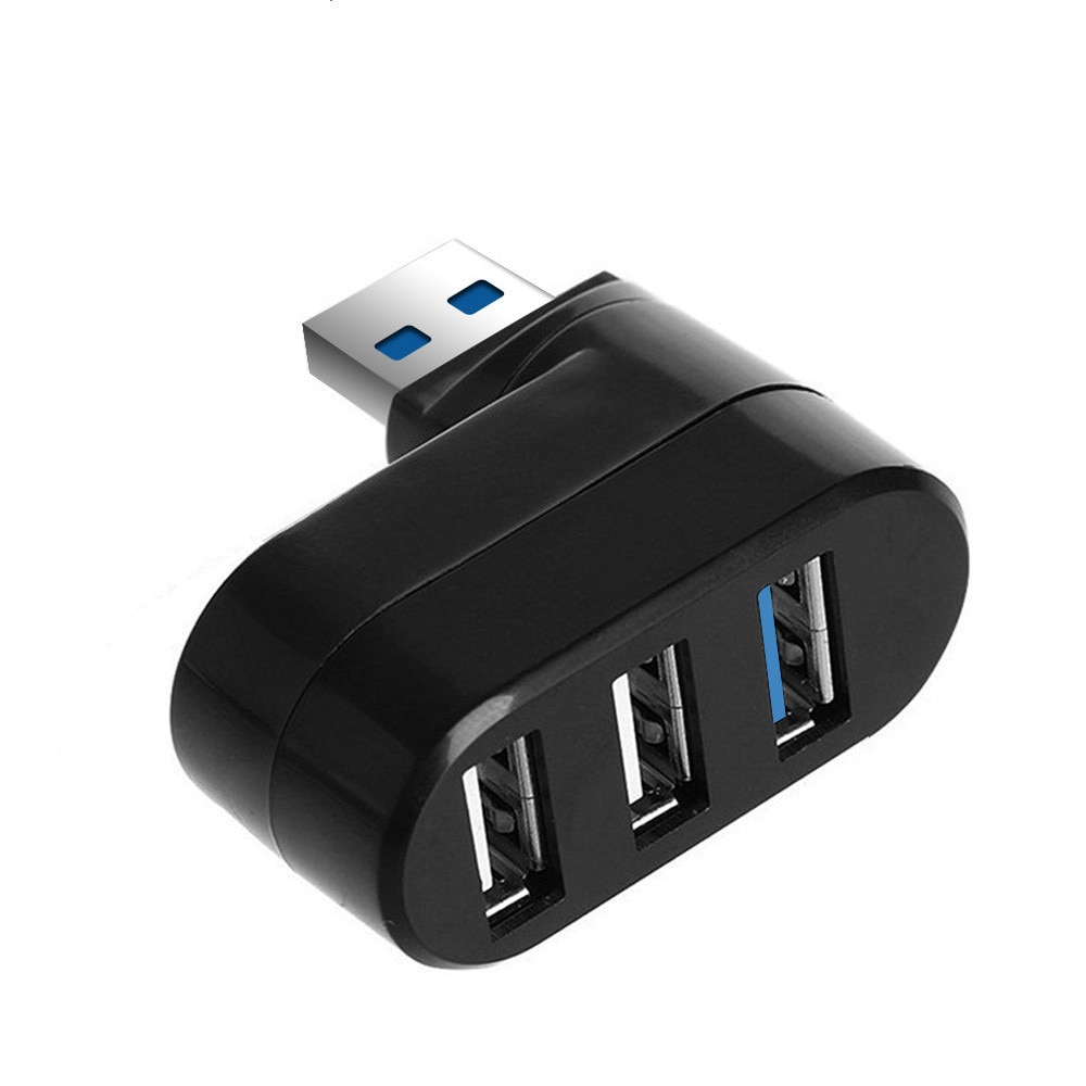 3 Poorten Mini Usb 3.0 Hub Draaibaar High Speed Data Transfer Splitter Adapter Universele Voor Laptop Macbook Computer Pc