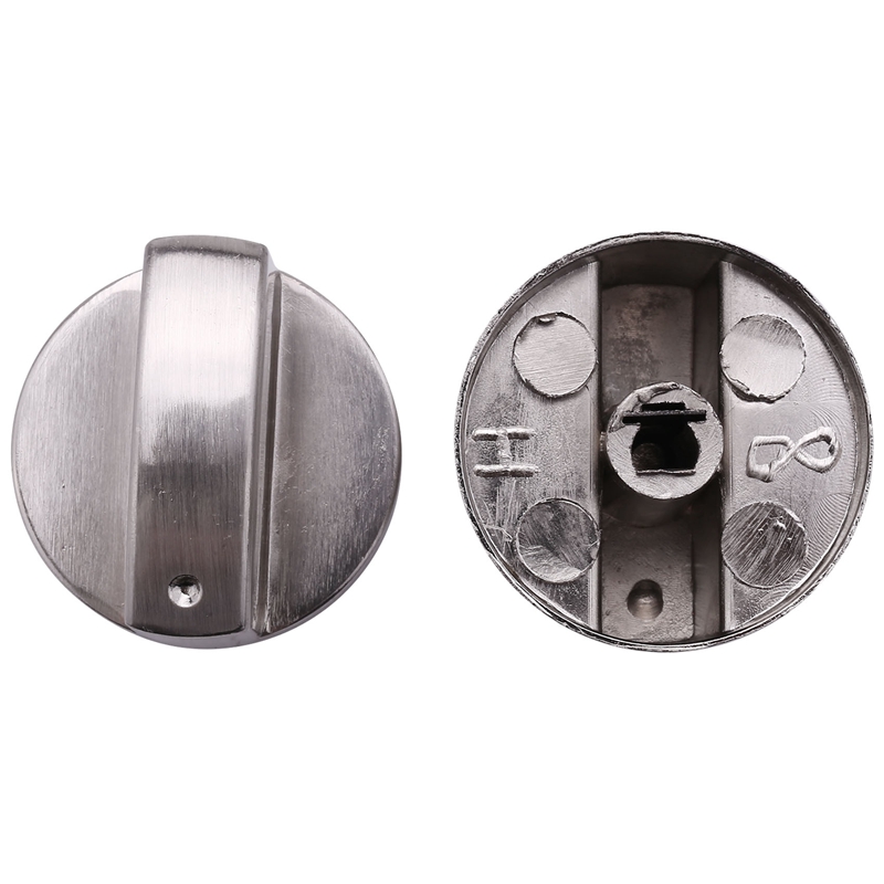 Brushed Metal Gas Stove Knobs Cooker Control Switch Range Oven Knobs Cooktop Burner Knob Gas Hob Switch Kitchen Replacement Acce