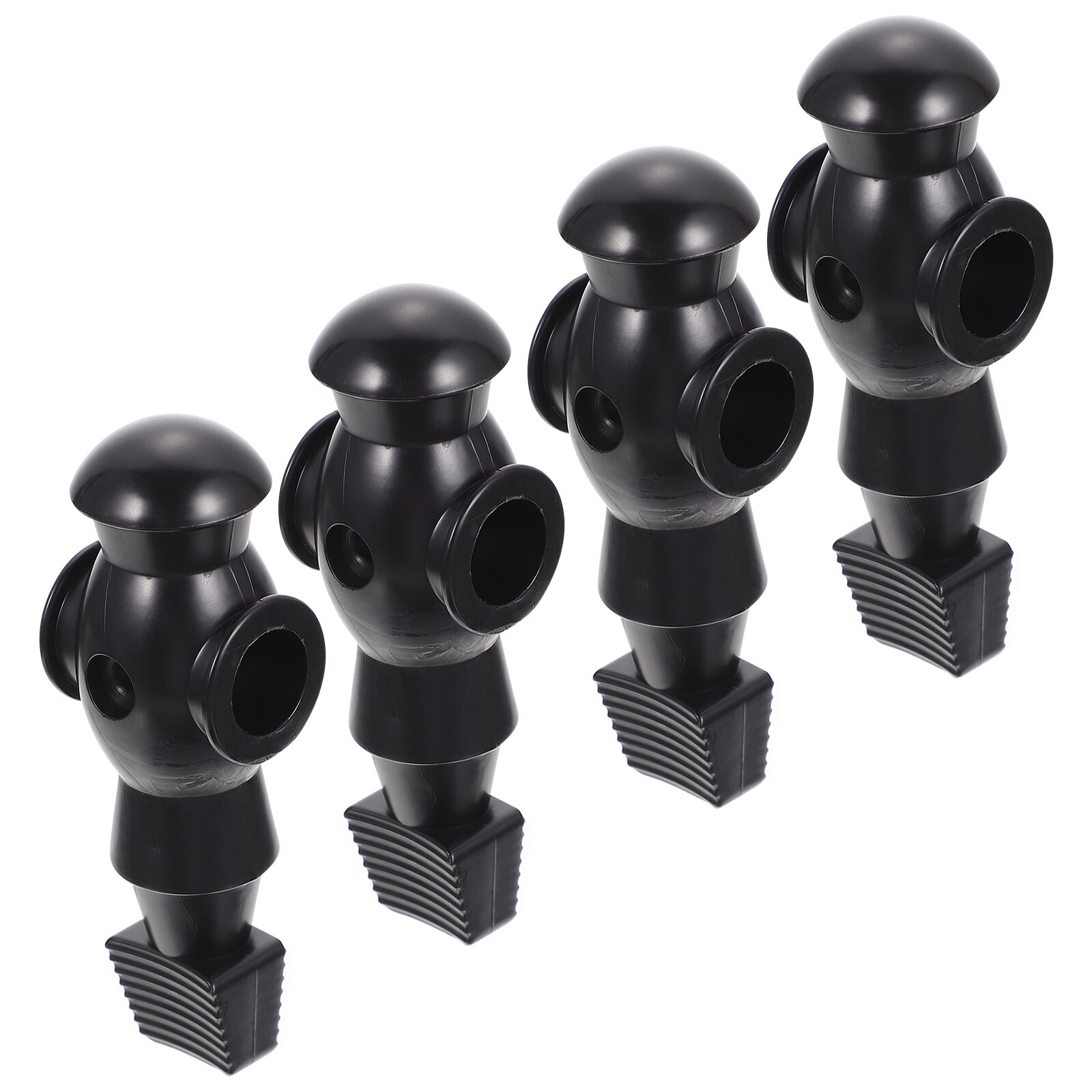 4Pcs Table Football Game Accessories Foosball Mechanical Dummy Soccer Player: Black