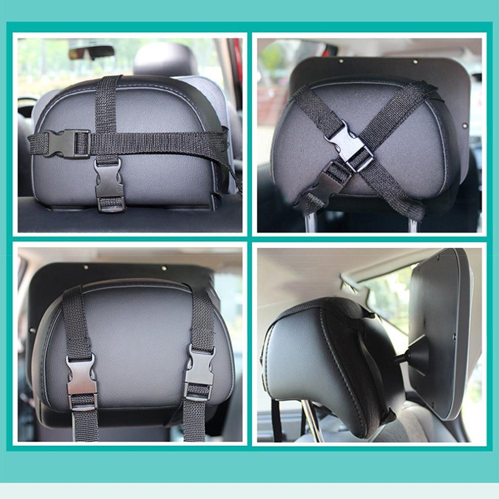 Bébé voiture miroir réglable siège arrière de voiture rétroviseur face à l'appui-tête montage enfant enfants infantile bébé sécurité vue arrière rétroviseur