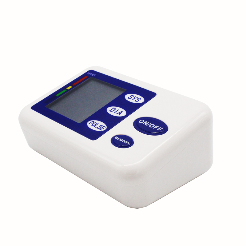 Digital Upper Arm Blood Pressure Monitor Heart Beat Rate Pulse Meter Tonometer Big Screen Sphygmomanometer Pulsometer Measure