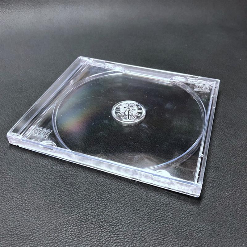 6 kpl kannettava cd-tallennuslaatikko kestävä dvd-laatikko muovinen dvd-kotelo cd-pakkauskotelo kotiteatterin kauppamatkoille