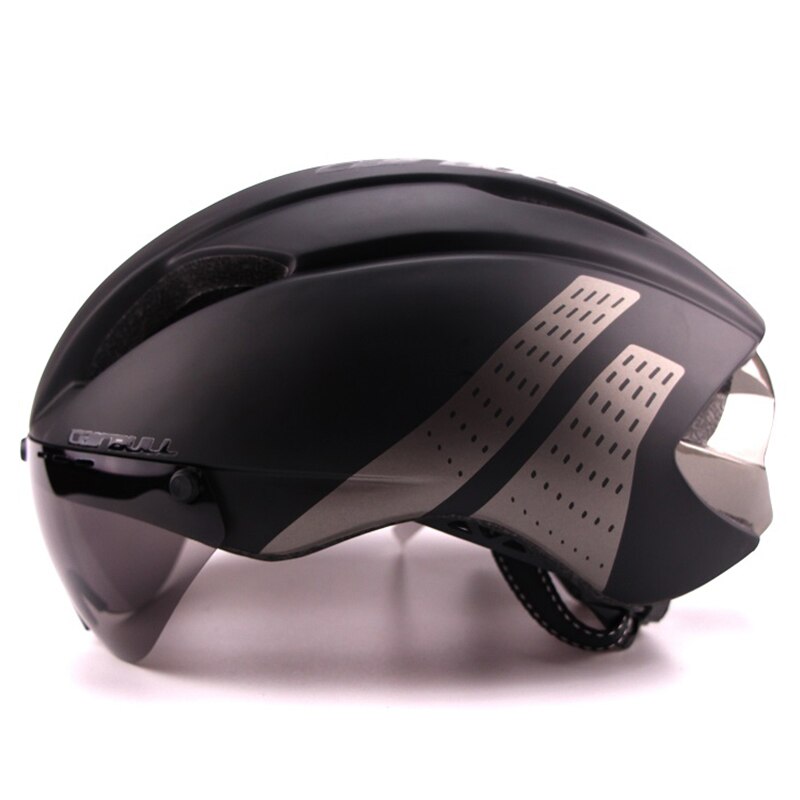 CAIRBULL Helmet Aero Ultra-light Goggle TT Road Bicycle Helmet Integrally-molded Helmet Racing Cycling Time-Trial Cycling Helmet