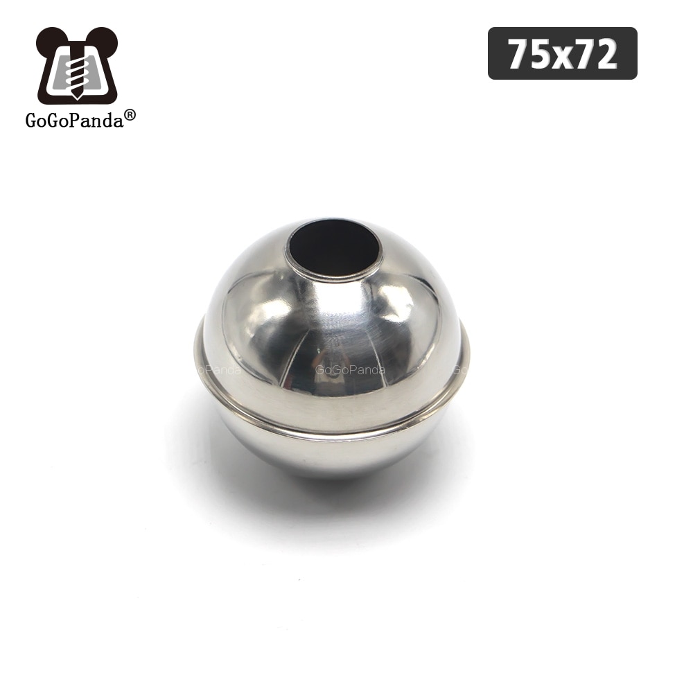 1pc 75*72*23mm Magnetic Stainless Steel Float Ball For Water Level Float Switch Accessorie