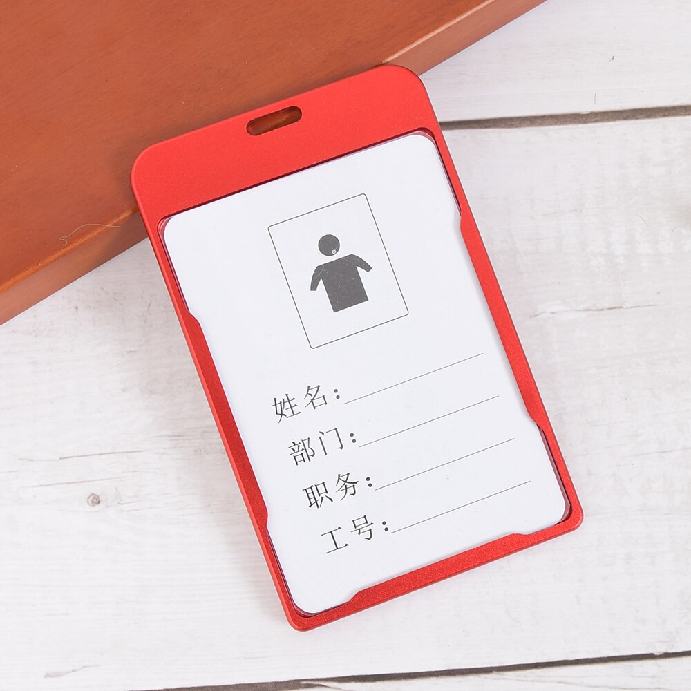 1Pc Aluminium Card Sleeve Id Badge Case Clear Bank Credit Card Badge Holder Accessoires Uiten Mijn Persoonlijkheid