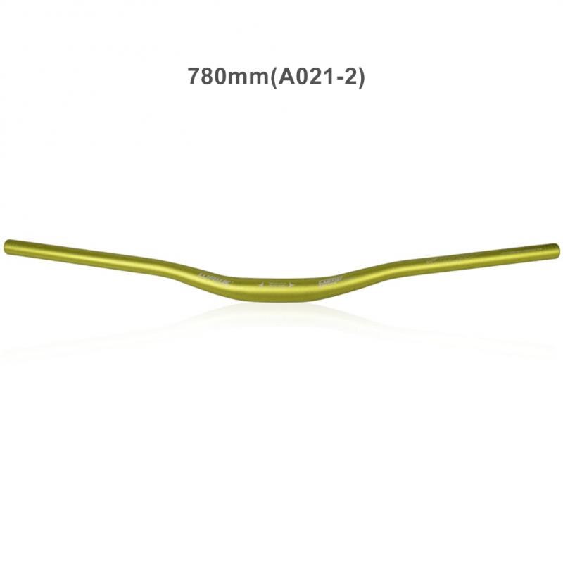 MTB Handlebar Aluminum Alloy Bicycle Swallow Handle 31.8*780mm/720mm Matt Black Bike Handlebars Matte Mountain Bike Accessories: 780mm Green