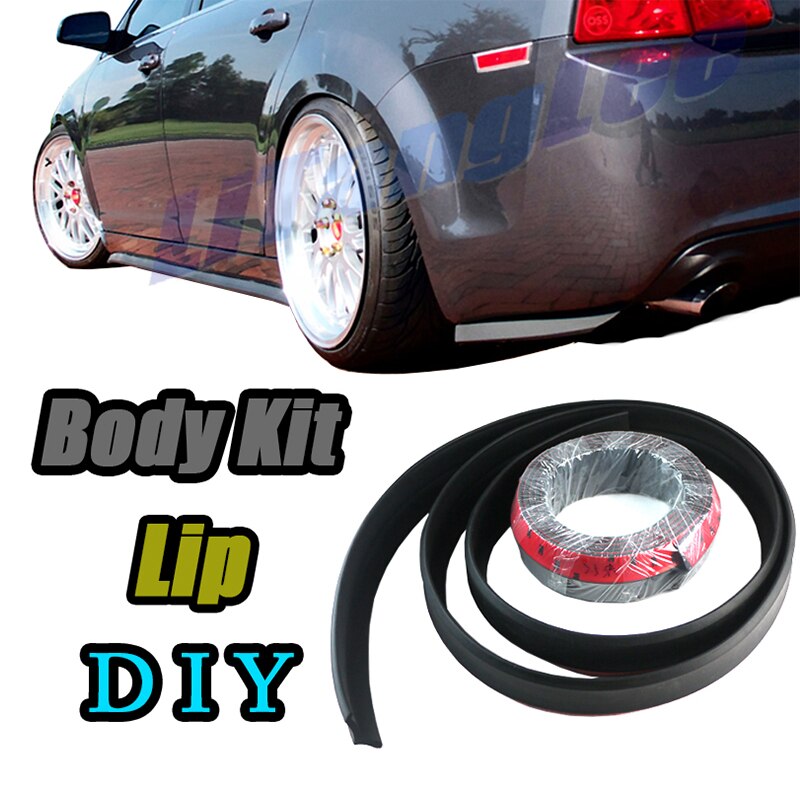 Car Bumper Lip Front Spoiler Skirt Deflector For Cadillac XLR / XLR-V 2003 Tune Car Modified Body Kit VIP Hella Flush Lips