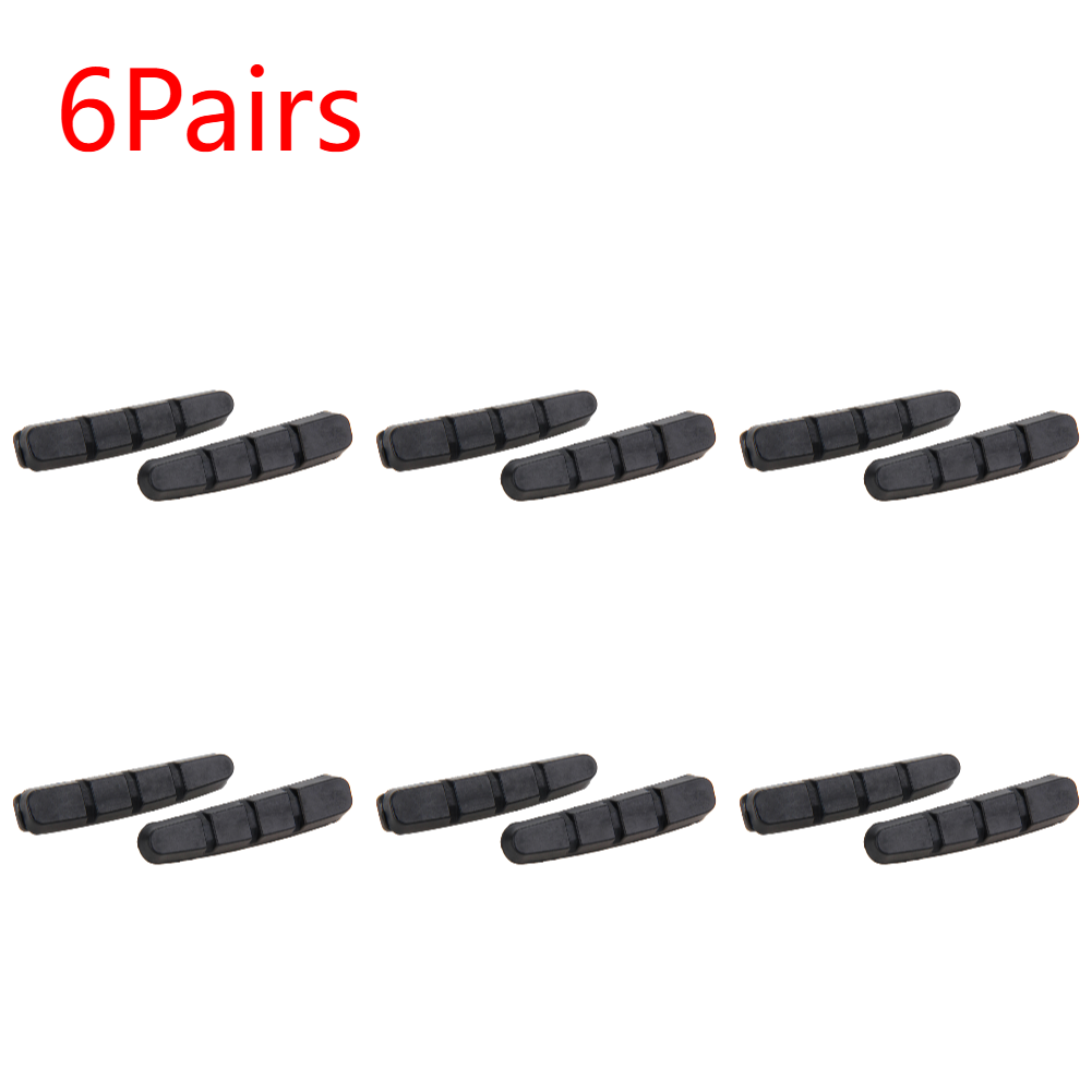 1-10 paar racefiets remblokken schoenen voor lichtmetalen velgen Dura Ace Ultegra 105 fiets v remschoen duurzaam rubber fietsremgereedschap: Lichtgrijs