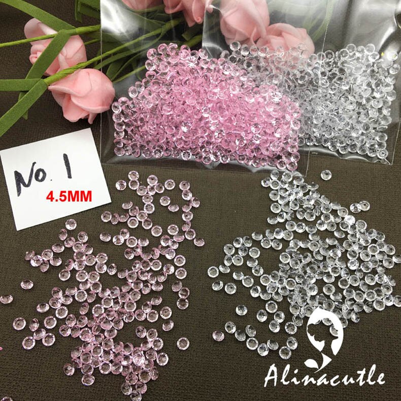 30g 4.5mm krystal akryl diamant pailletter paillette sybeklædning tilbehør tøj tilbehør diy pailletter scrapbog ryster: No 1