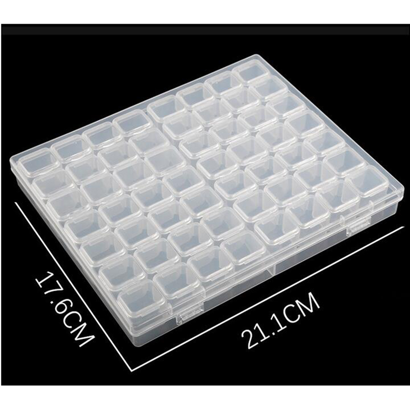 56 Grids Zerlegbare Diamant Stickerei Zubehör Diamant Malerei Boxen Kreuz Stich Cases Lagerung Organizer Home Storage
