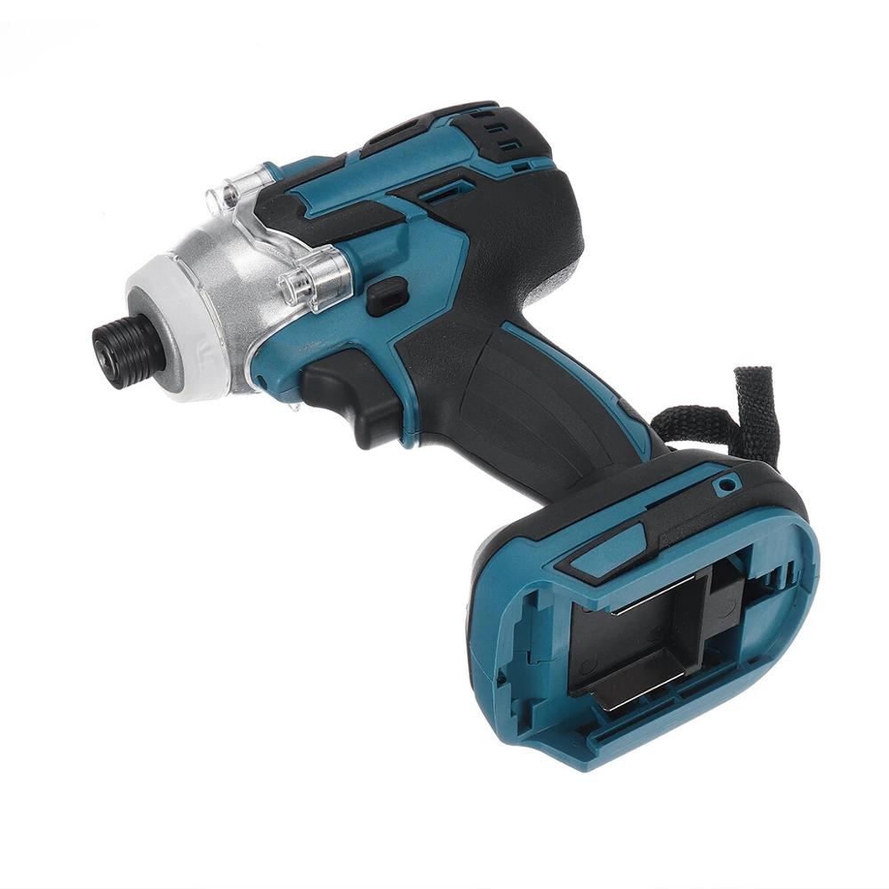 18V Cordless Brushless Impact Electric Screwdriver Stepless Speed Rechargable Wrench Driver Adapted To Makita Battery