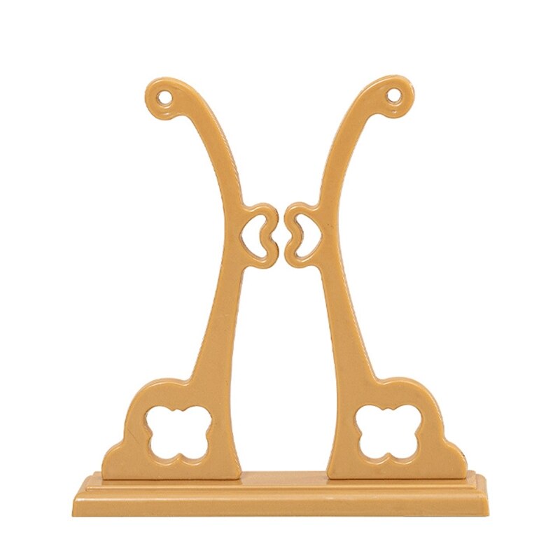 Chińnarty styl okrągły wentylator ręczny uchwyt stojak wystawowy klasyczny składany wentylator podstawa stojaka