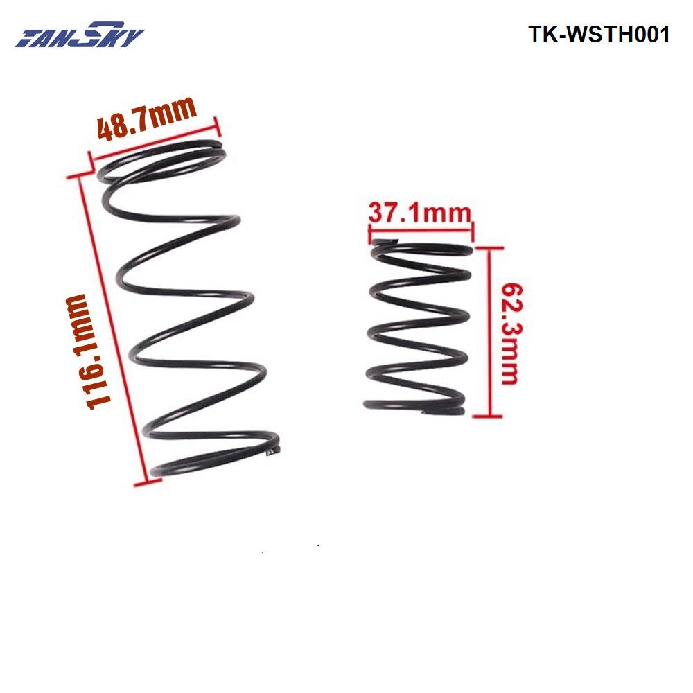 Válvula de descarga externa para TURBO SMART TK-WSTH001, repuesto recubierto con resorte WG de 38MM, 14 PSI/8PSI, 1bar
