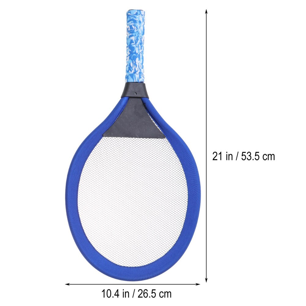 1 Paar Kinderen Tennisracket Kids Palying Badminton Ovale Rackets Spel Rekwisieten Voor Kleuterschool Basisschool Outdoor Sport (