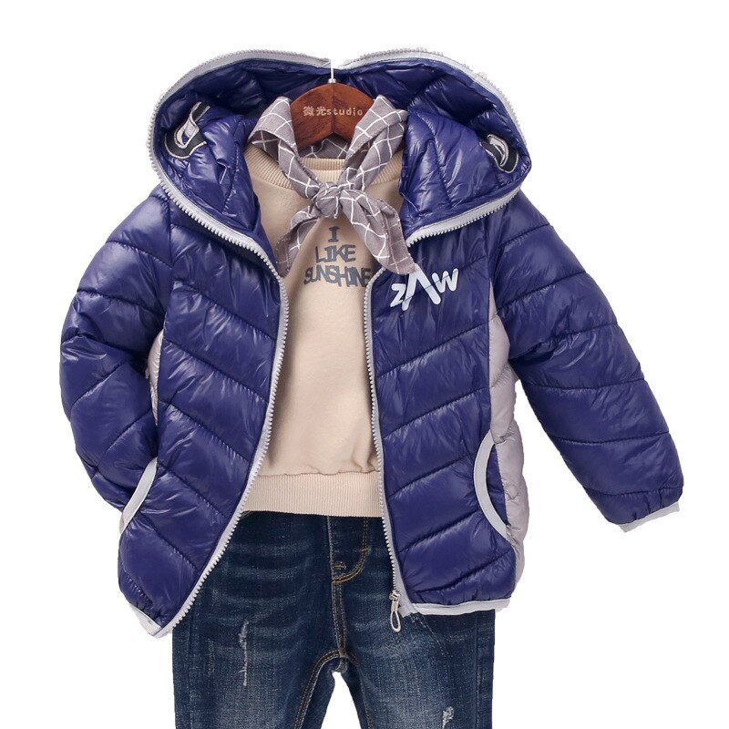 Kleur Bijpassende Hooded Kinderen Katoenen Kleding