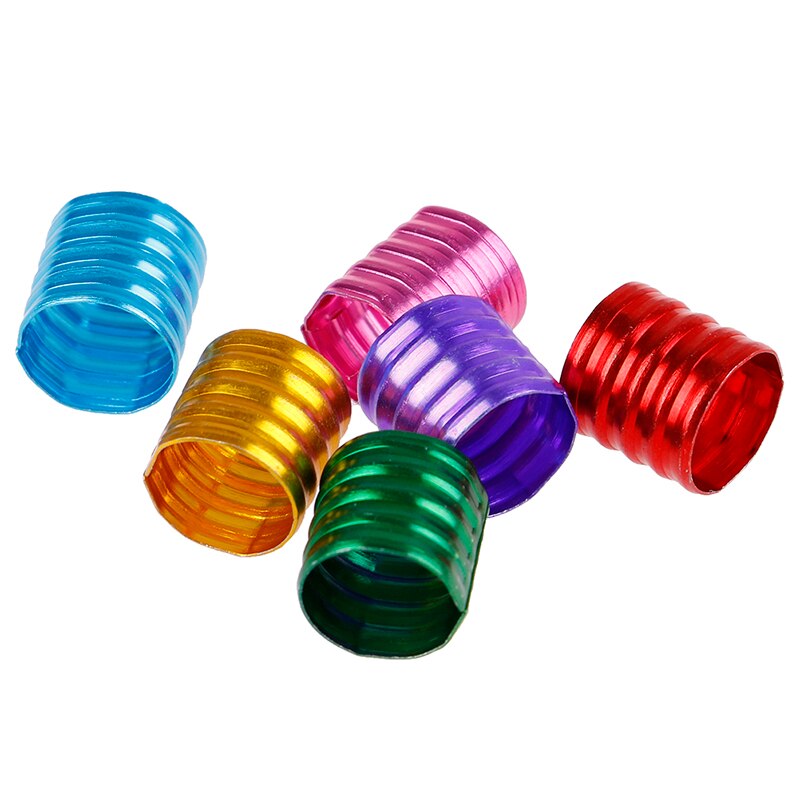 100Pcs/pack Dreadlocks Beads Rings Adjustable Hair Beads Hair Extensions Cuff Clip Links Rings Tubes Styling Tool