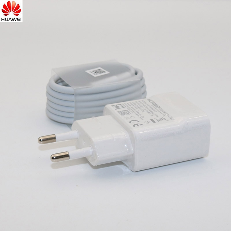 Huawei carregador rápido 9v2a qc 2.0, adaptador usb tipo-c para nova3 3i 4 honor 9 8x p7 p8 p9 p10 p20 lite mate 7 8 9