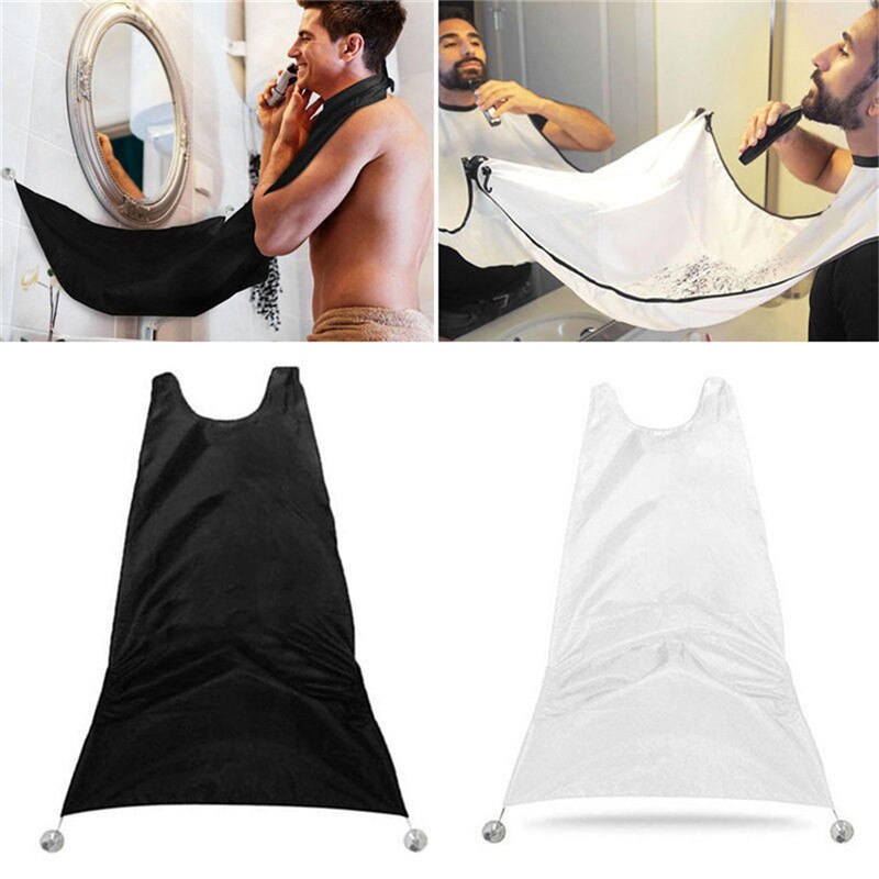 1 pçs masculino avental barba homem avental de corte de cabelo à prova dwaterproof água floral pano protetor limpeza doméstica acessórios do banheiro