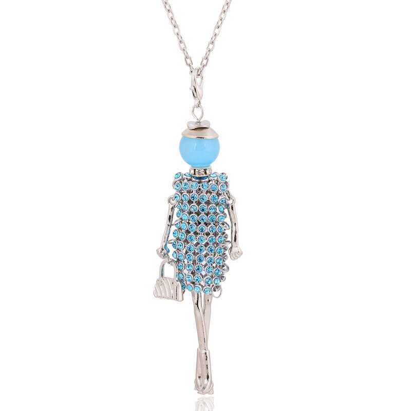 Verklaring Ketting Hanger Leuke Sieraden Lady Lange Ketting Vrouwen Bloem Charms Hanger Bohemian Maxi Accessoire: NN2020-014