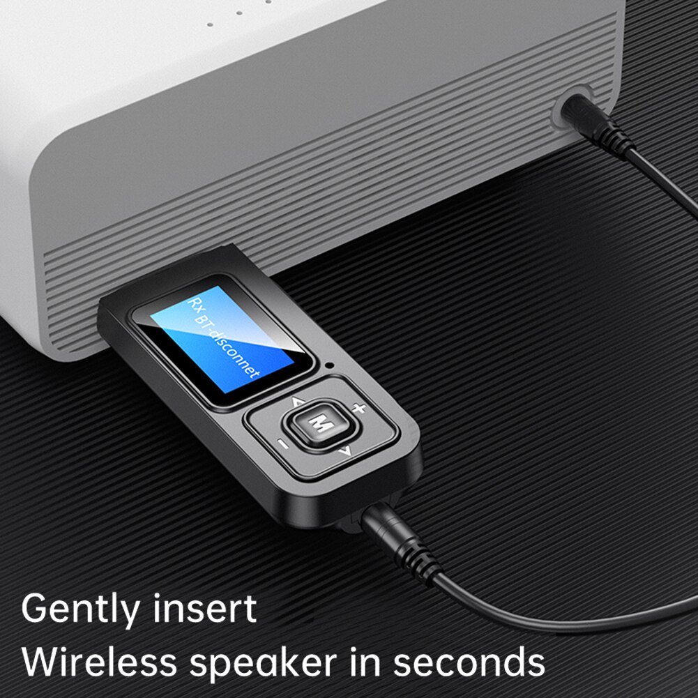 Display Screen Transmitter Receiver LED Household TV Watching Wireless Bluetooth Adapter Accessories for TV PC Car