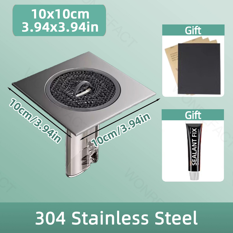 Washing Machine Floor Drain Tee Sticker Dual Purpose Connector Floor Drain Adapter Tee Joint Adapter Drain Sealing Tool: WHITE