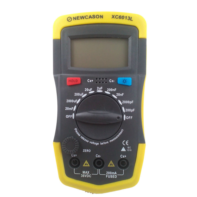 Digtital Capacitance Meter XC6013L Capacitor Tester mF uF Circuit Gauge Capacitance Meter Tester