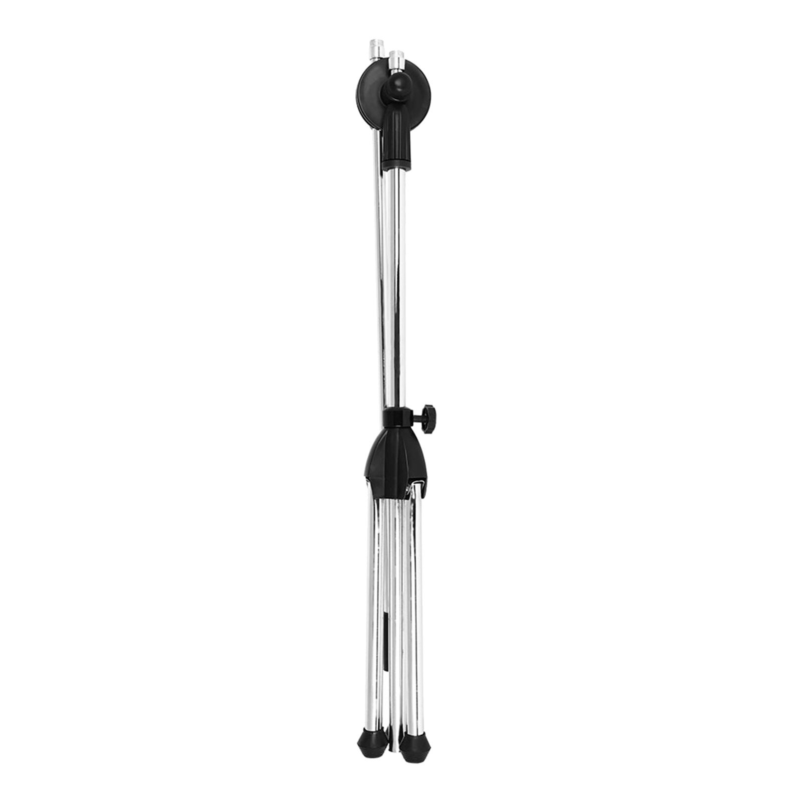 Telescopic Microphone Stand Stage Mic Tripod Holder 2 Mic Clip