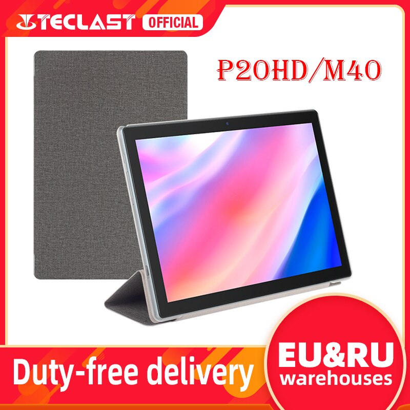 Originele Teclast Tablet Case Voor P20HD M40 Tablet Beschermende Cover Case 10.1 Inch Pu Leather Tablet Cover Stand Case Voor m40