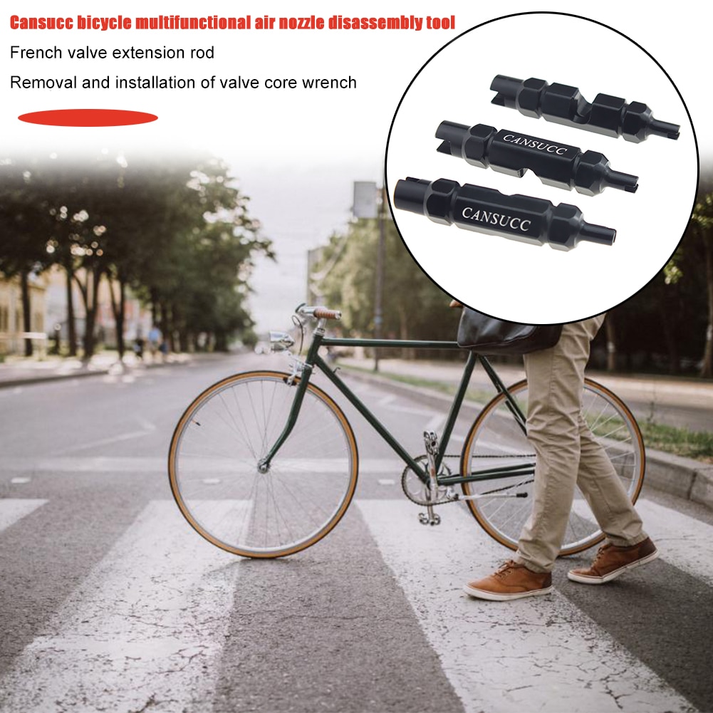 Double-head Bicycle Presta Valve Core Wrench Schrader Presta Bike Tire Tyre Valve Core Removal Disassembly Tool