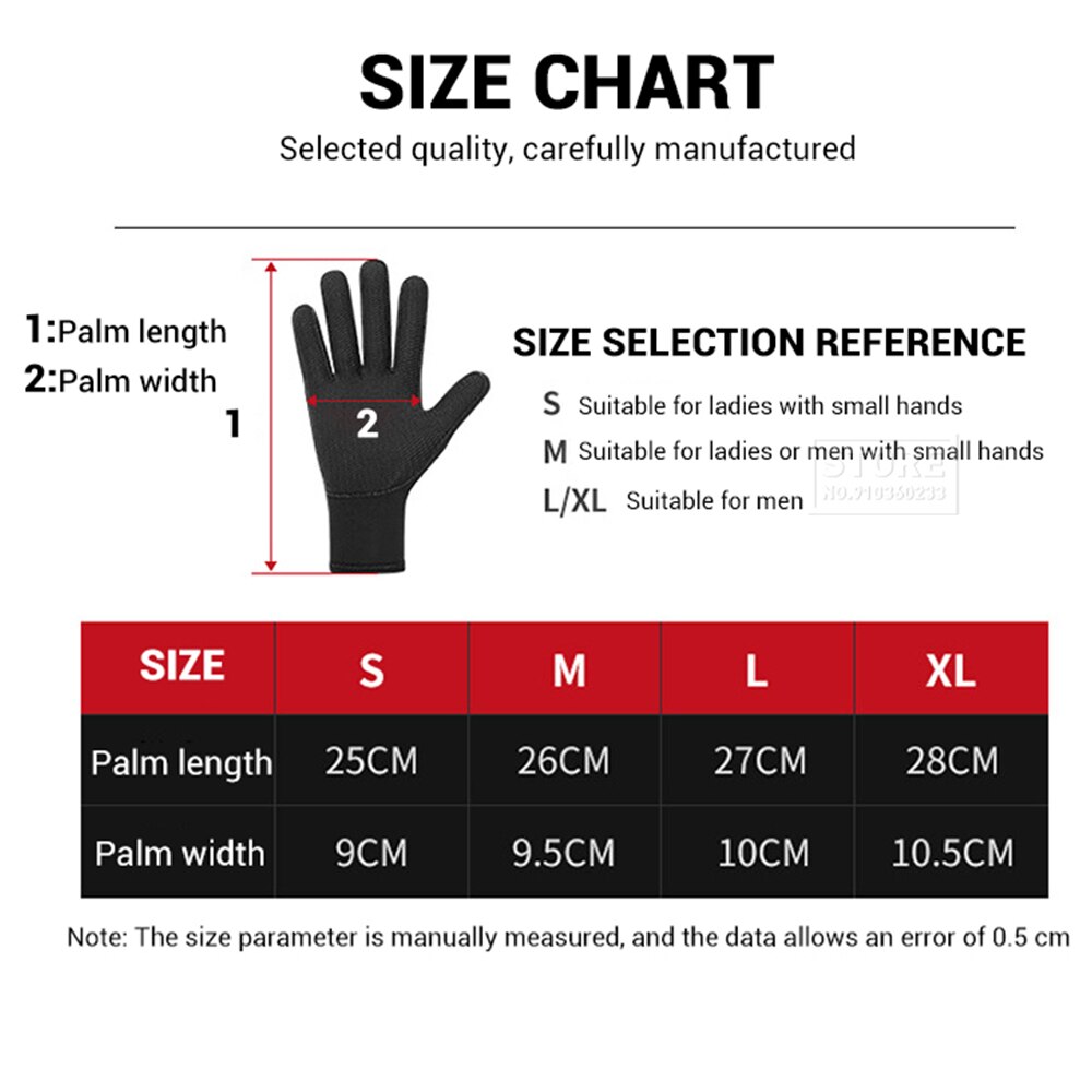 Gants de plongée en néoprène, équipement de natation, pour Kitesurf, pêche sous-marine, 5mm, 2mm, 3mm