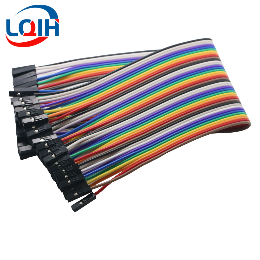 40-120 unidades de cables de puente Dupont de 10/15/20 cm y 40 pines, macho a macho, macho a hembra y hembra a hembra, para kits de bricolaje