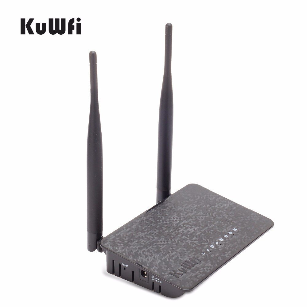 Kuwfi 802.11n 300mbps roteador sem fio wi-fi extensor com 2/5dbi antena melhorar wi-fi sinal ap roteador sem fio wi-fi amplifie