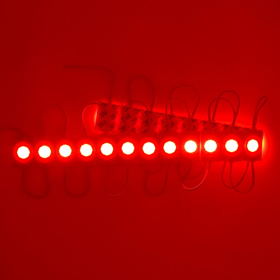 COB LED Module Strip Light Bead Chip Lamp DC12V 2.5W Waterproof Ultra Bright DIY Sign Advertising Backlight Decorative Lights: Red