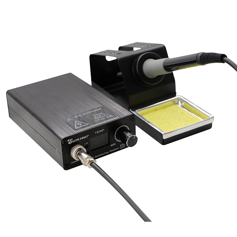 T12 Electric Soldering Iron Station Digital Adjustable Temperature DIY Portable BGA Rework Solder Station Desoldering Welding