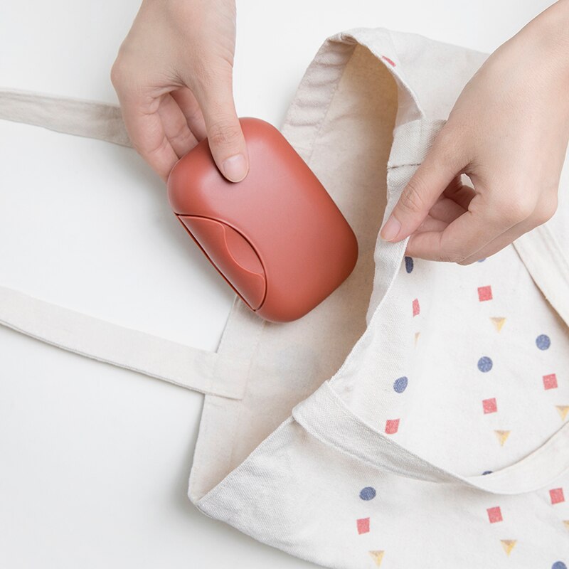 Plastic Travel Hygiene Storage Box Small Portable Storage Box with Buckle for Easy Cleaning Leak Proof Soap Holder