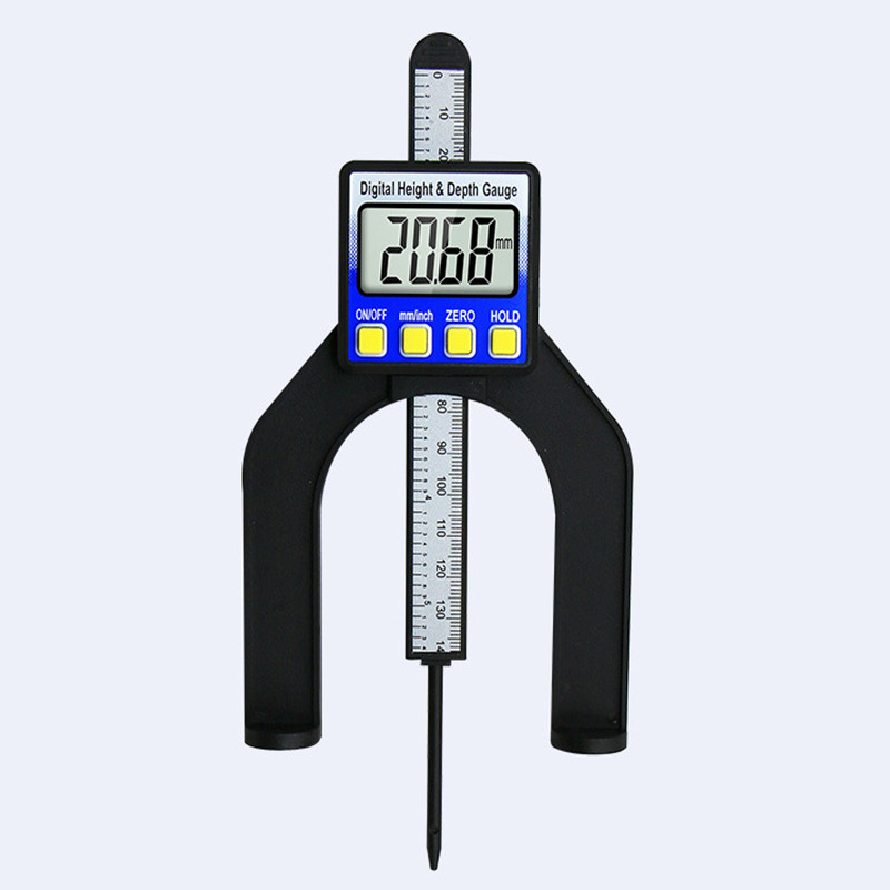 Electronic digital display woodworking table saw height / depth ruler Magnetic Self Standing Aperture 80mm Hand Routers