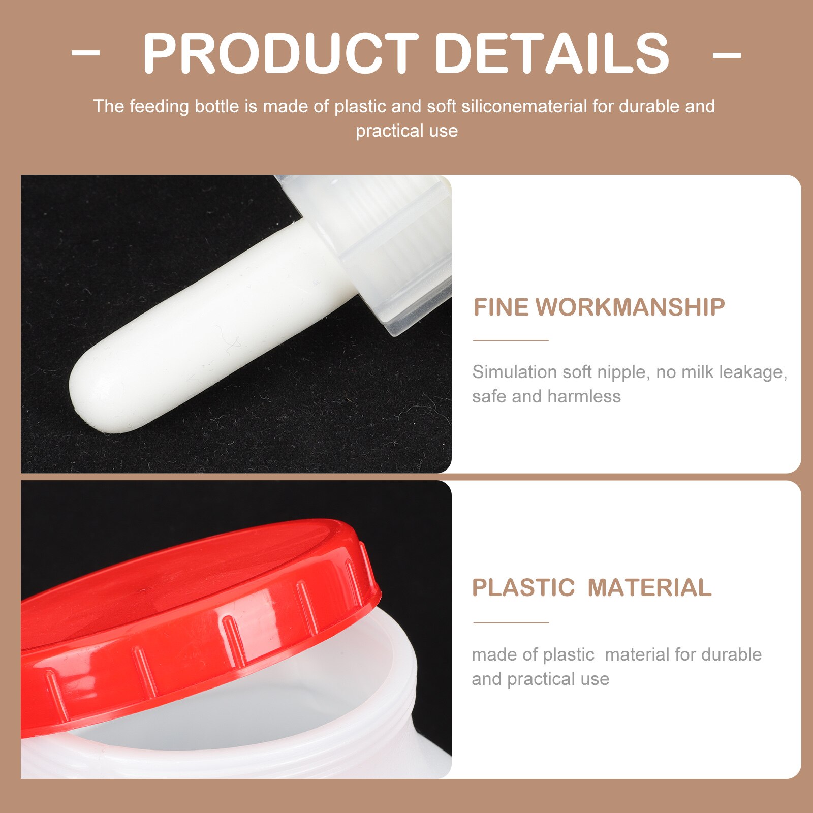 1 Set Lamb Feeder Feeder Automatic Nurse Machine with Silicone Nipples